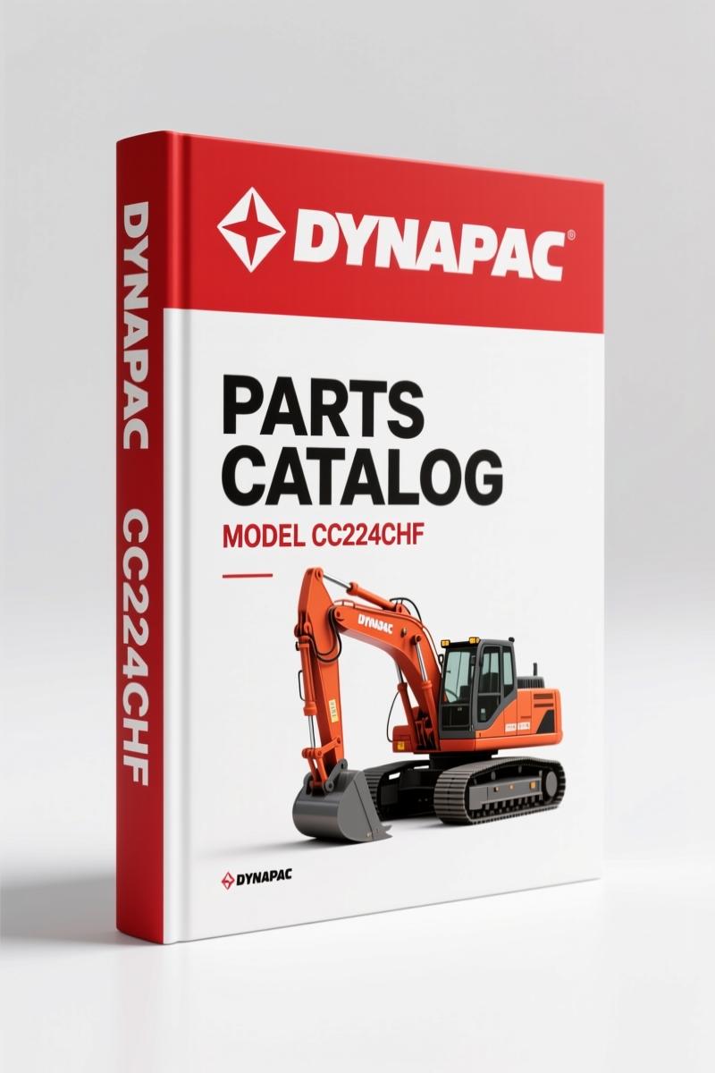 Dynapac CC224CHF 2010 Parts Catalog – 477 Pages OEM Exploded-View Diagrams