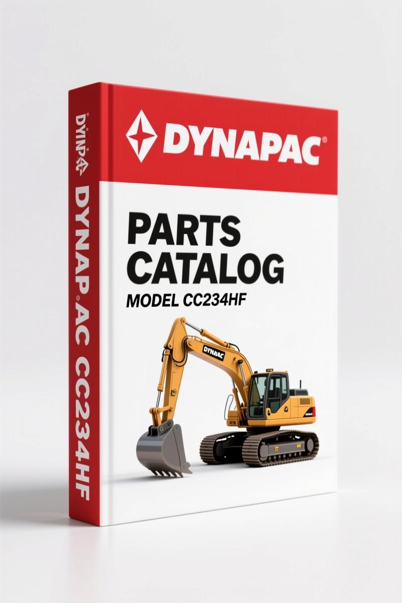 Dynapac CC234HF 2009 Parts Catalog – 453 Pages of OEM Specs