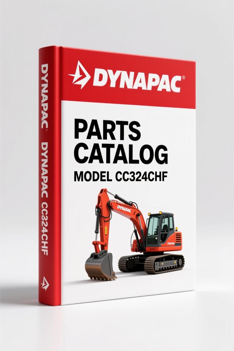 Dynapac CC324CHF 2010 Parts Catalog – 489 Pages OEM Specs