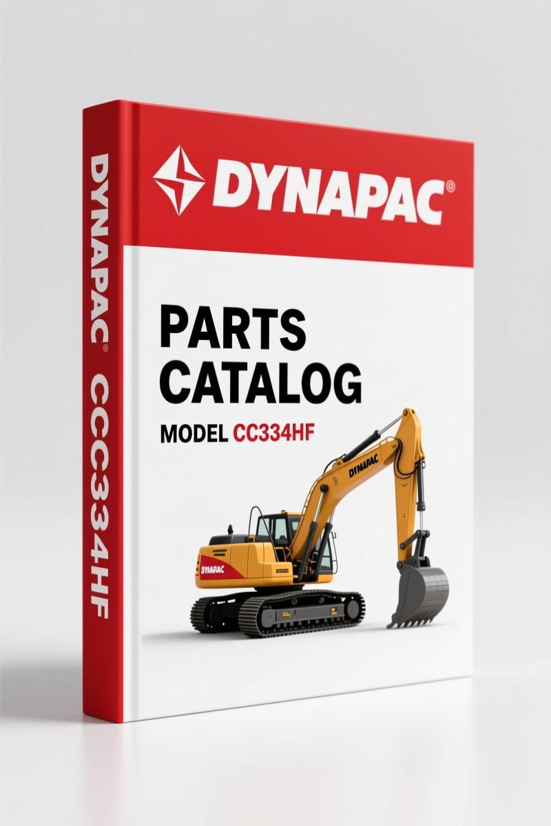 Dynapac CC334HF 2009 Parts Catalog – 455 Pages of OEM Specs