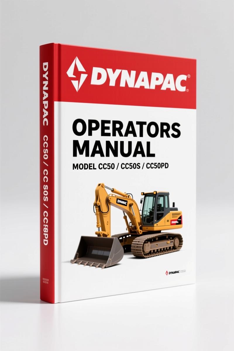 Dynapac CC50, CC50S, CC50PD 1987 Operators Manual – OEM Specs