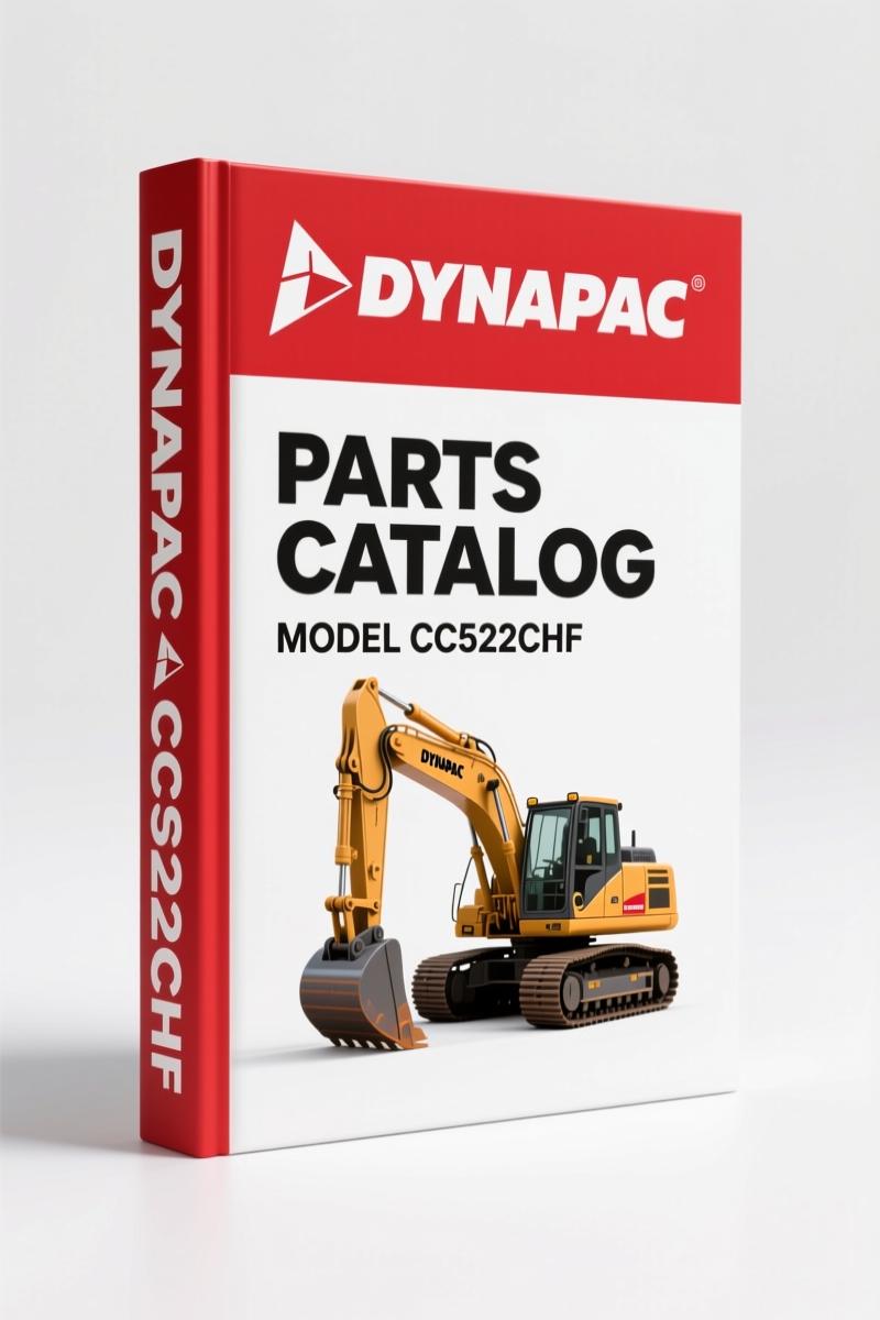 Dynapac CC522CHF 2004 Parts Catalog – 261 Pages of OEM Spare Parts Data