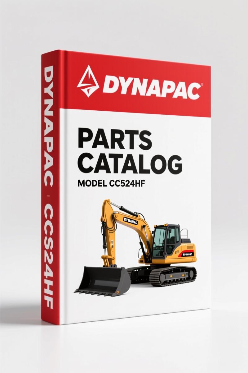 Dynapac CC524HF 2008 Parts Catalog – 479 Pages OEM Specs