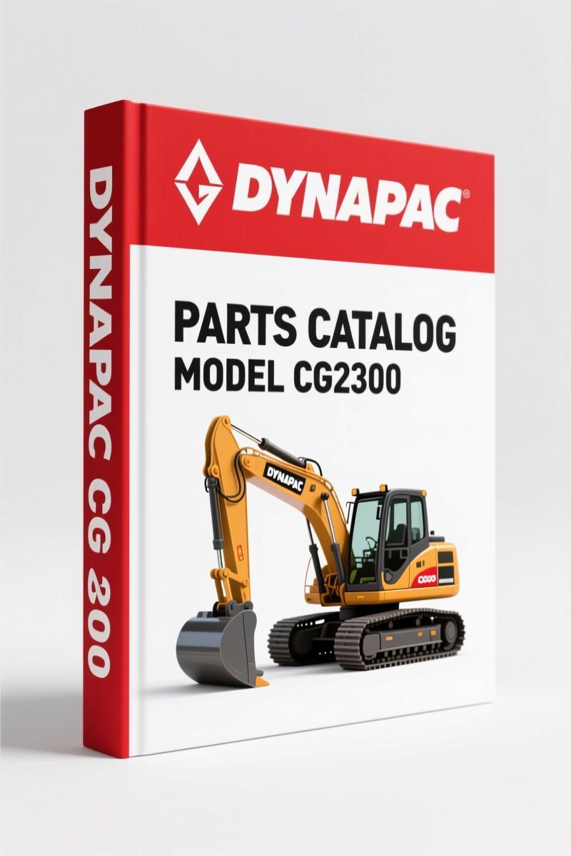 Dynapac CG2300 2016 Parts Catalog – OEM Spare Parts Documentation
