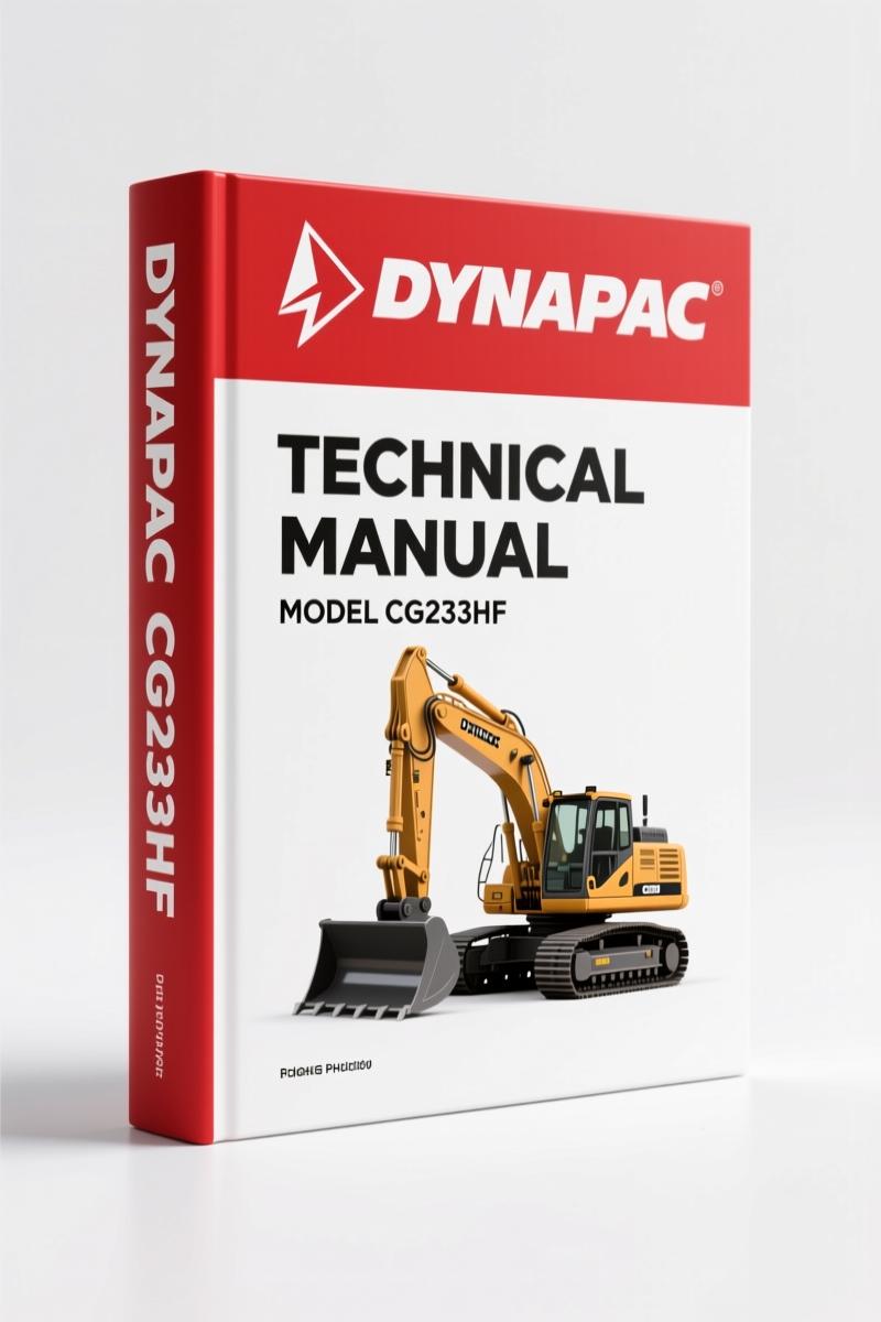Dynapac CG233HF 2006 Technical Manual – Factory Specs & Maintenance