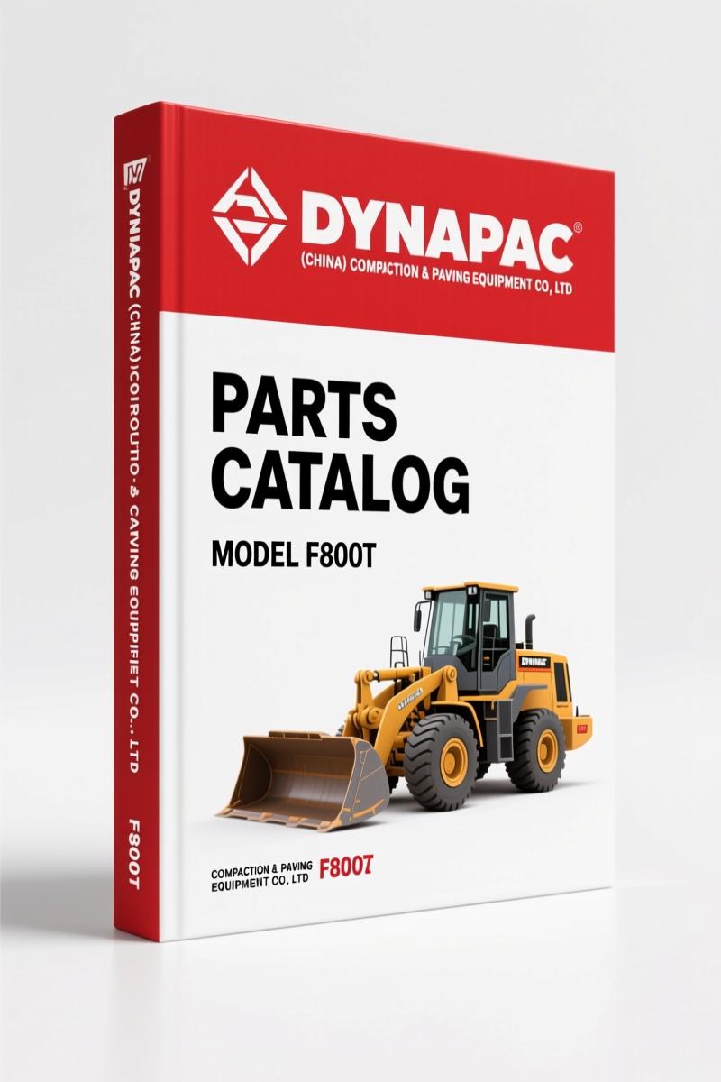 Dynapac F800T 2015 Parts Catalog – Official OEM Spare Parts Breakdown