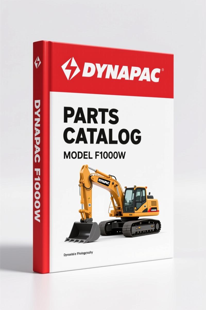 Dynapac F1000W 2011 Parts Catalog – 248 Pages of OEM Assembly Diagrams