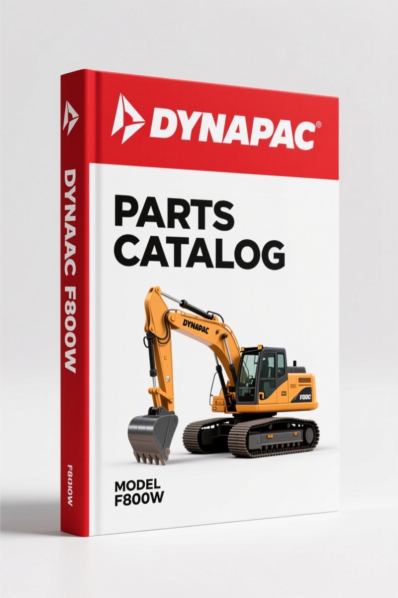 Dynapac F800W 2015 Parts Catalog – 543 Pages of OEM Specs