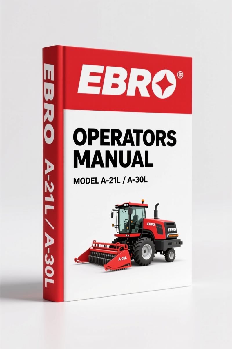 Ebro A-21L, A-30L Operators Manual – OEM Factory Operating Instructions