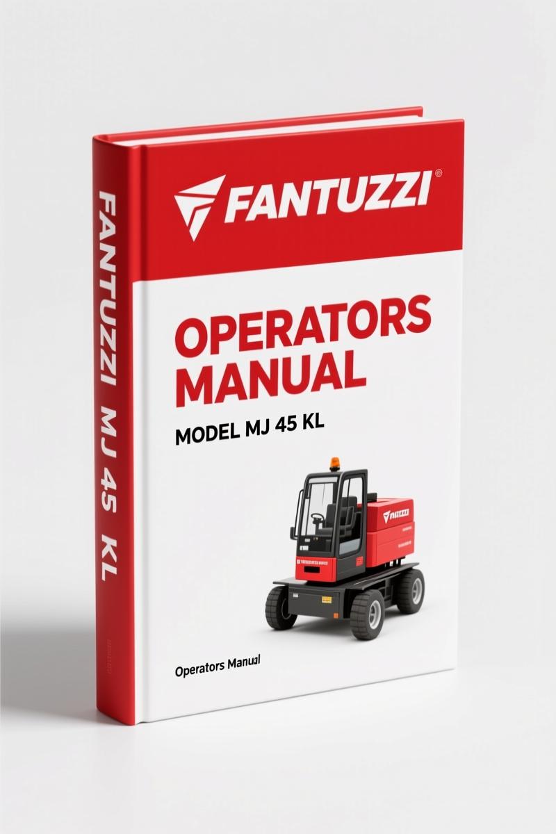 Fantuzzi MJ 45 KL Operators Manual – 821 Pages of Factory Specs