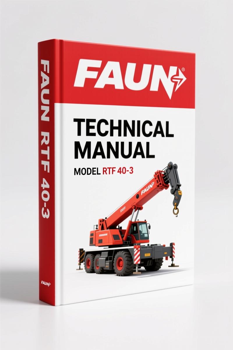 Tadano FAUN RTF 40-3 Technical Manual – Factory Load Charts