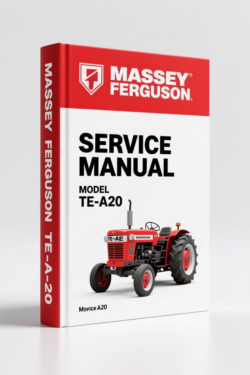 Massey Ferguson TE-A20, TE-D20 Service Manual – 408 Pages of Factory Specs