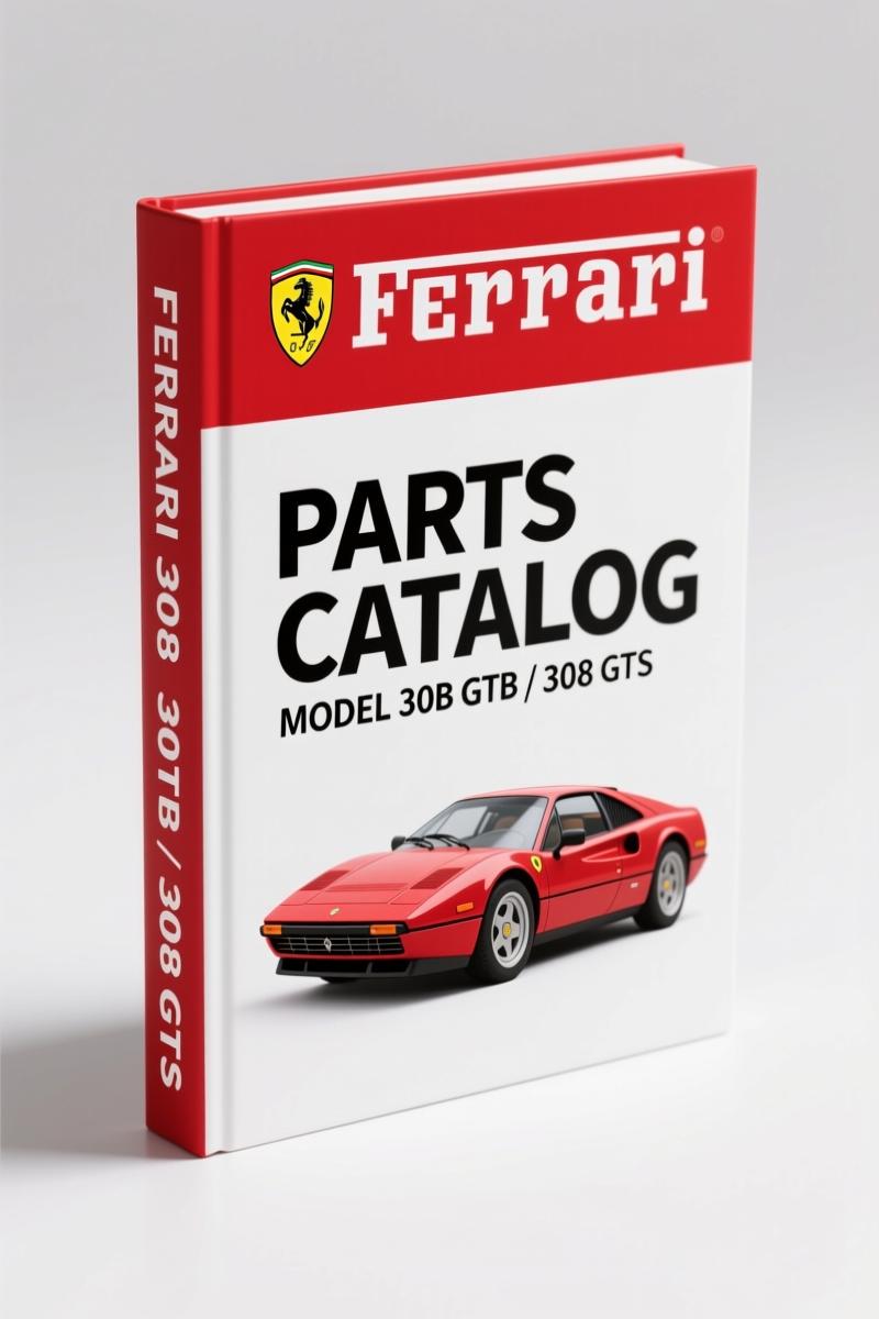 Ferrari 308 GTB 308 GTS 1978 Parts Catalog – Factory OEM Spare Parts