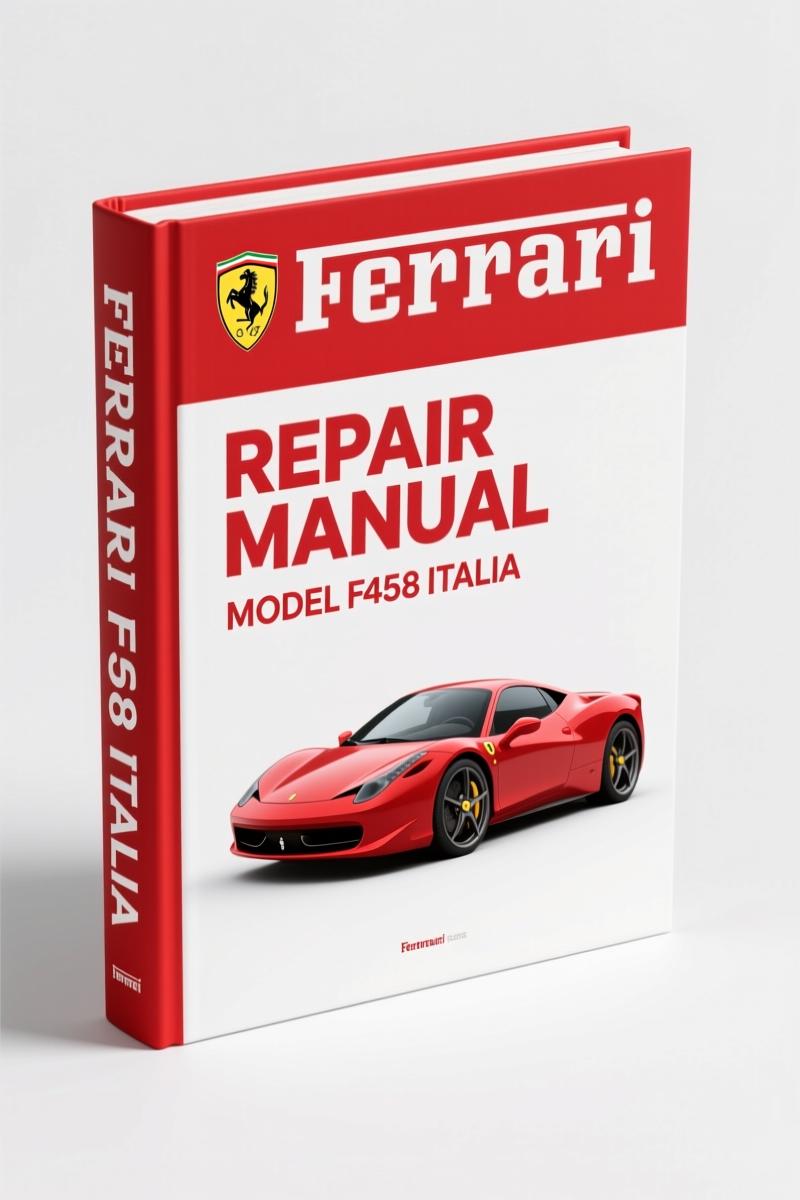 Ferrari F458 Italia 2010 Repair Manual | Factory Specs & Wiring