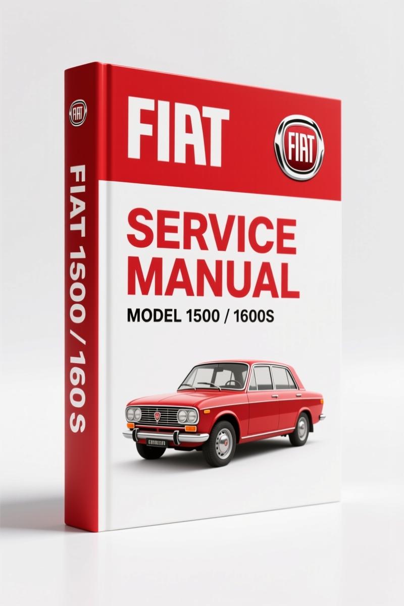 Fiat Powertrain Technologies 1500, 1600S 1966 Service Manual – 62 Pages