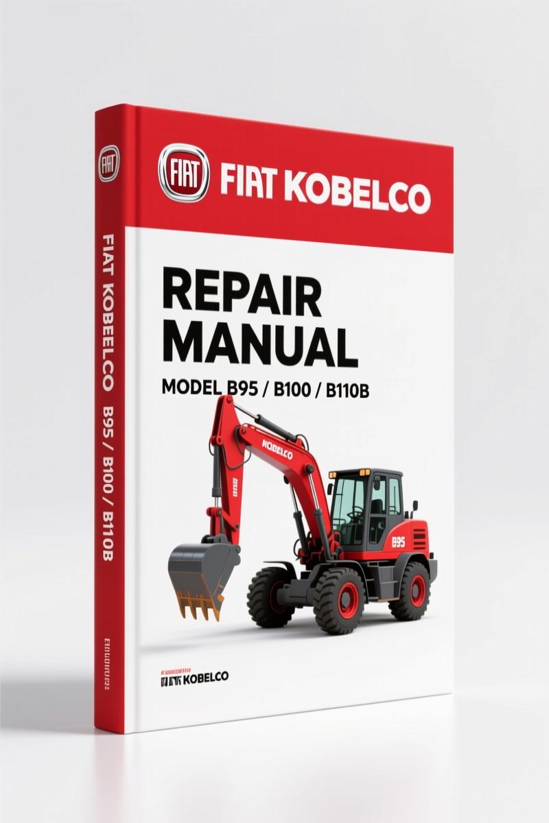 FIAT Kobelco B95, B100, B110B, B200, FB100.2 2004 Repair Manual - 983 Pages