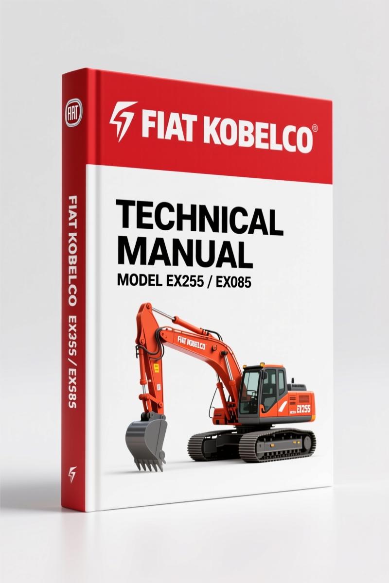 FIAT Kobelco EX255, EX285 2002 Technical Manual – 972 Pages OEM