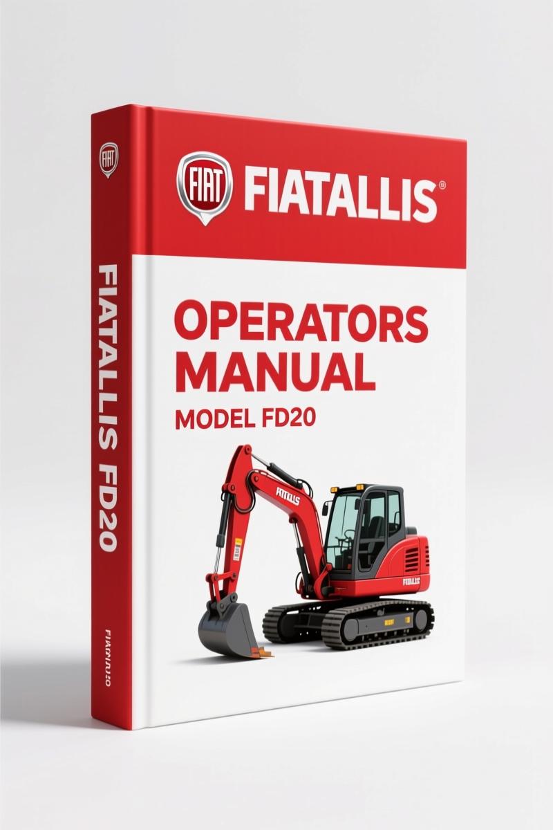 Fiatallis FD20 Operators Manual – OEM Operation & Maintenance Guide