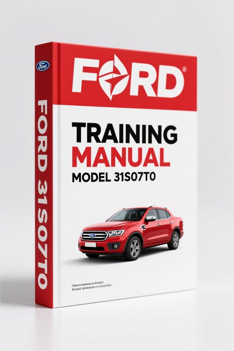 Ford 31S07T0 2006 Training Manual cover showing engine performance theory and operation student reference book
