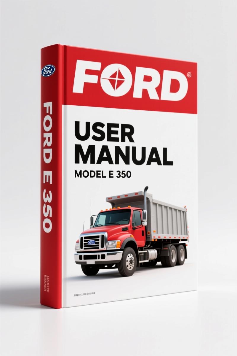 1999 Ford E 350 User Manual cover – OEM factory documentation