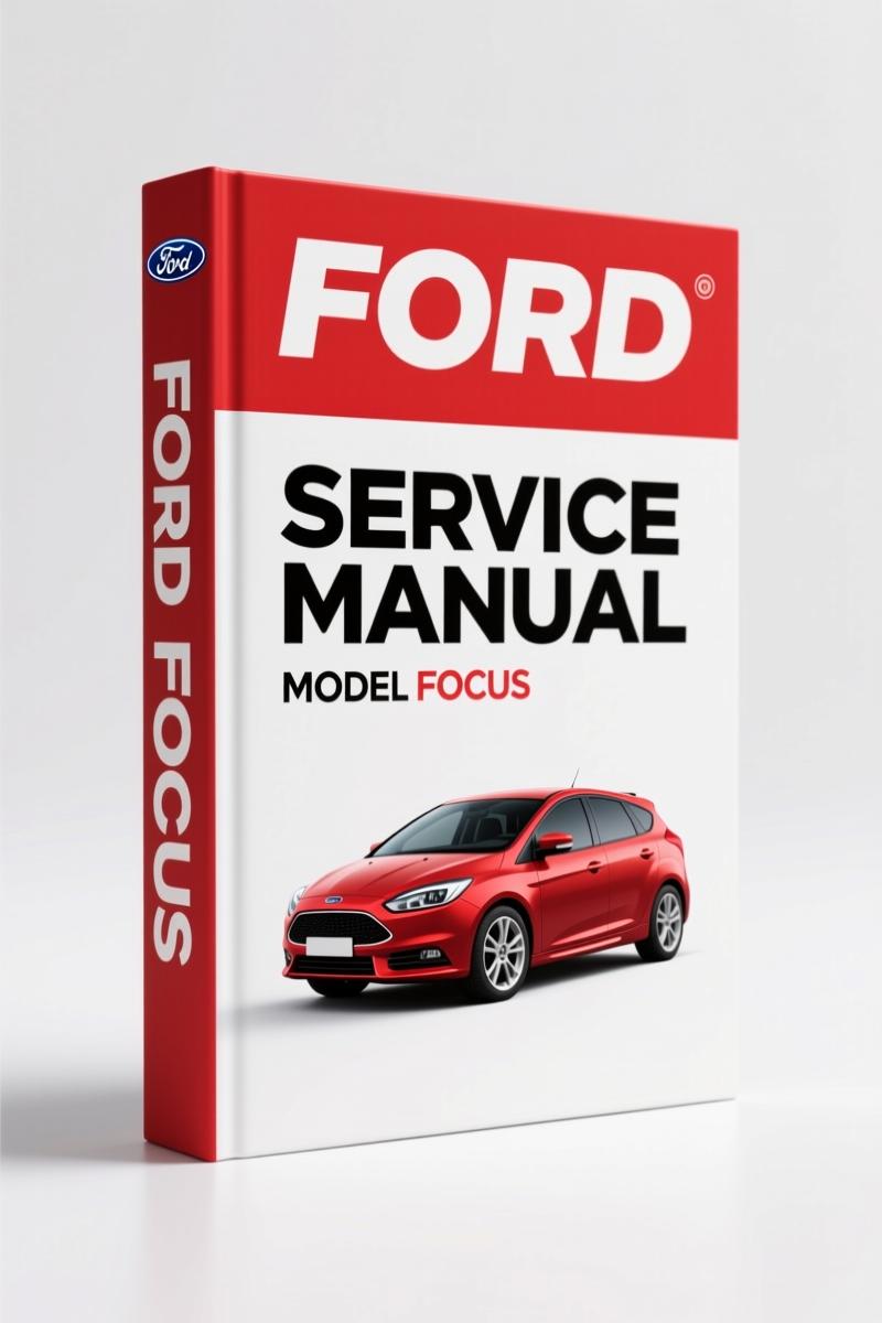 Ford Focus 2012 Technical Manual cover showing OEM logo and wiring symbols