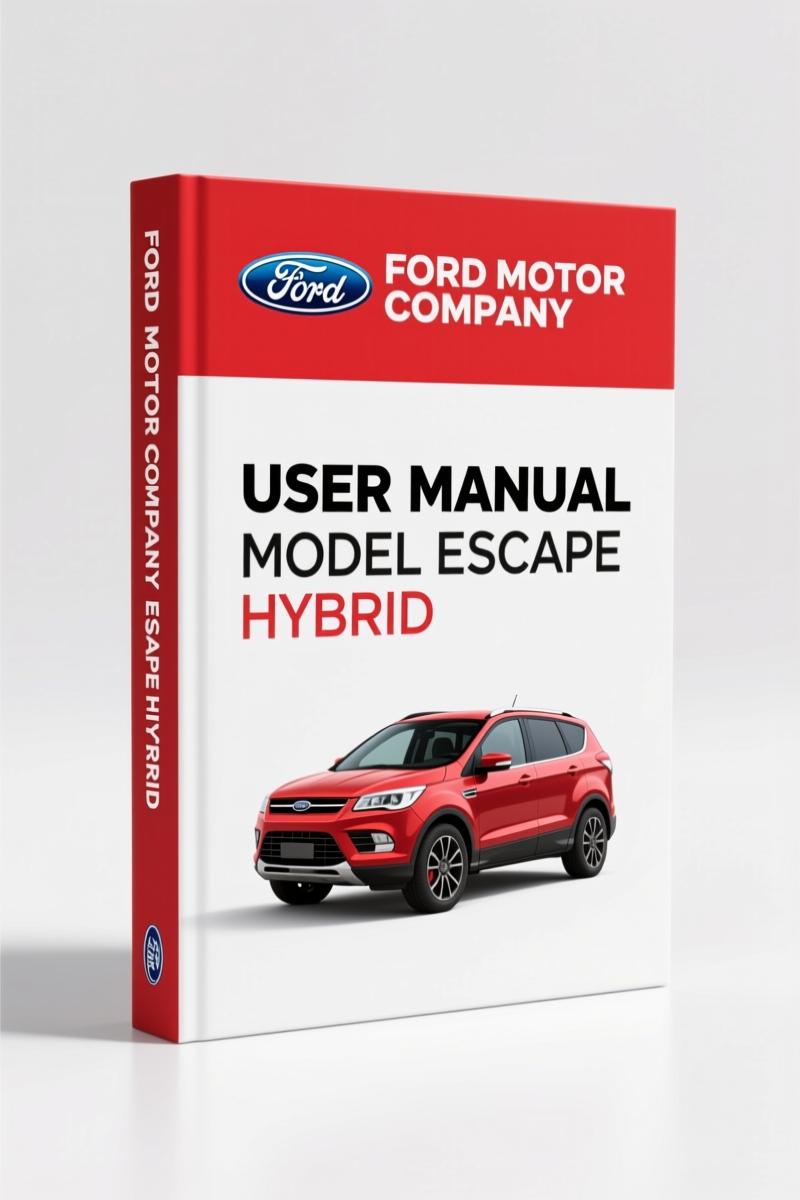 FORD Motor Escape Hybrid 2006 User Manual – OEM Factory Specs