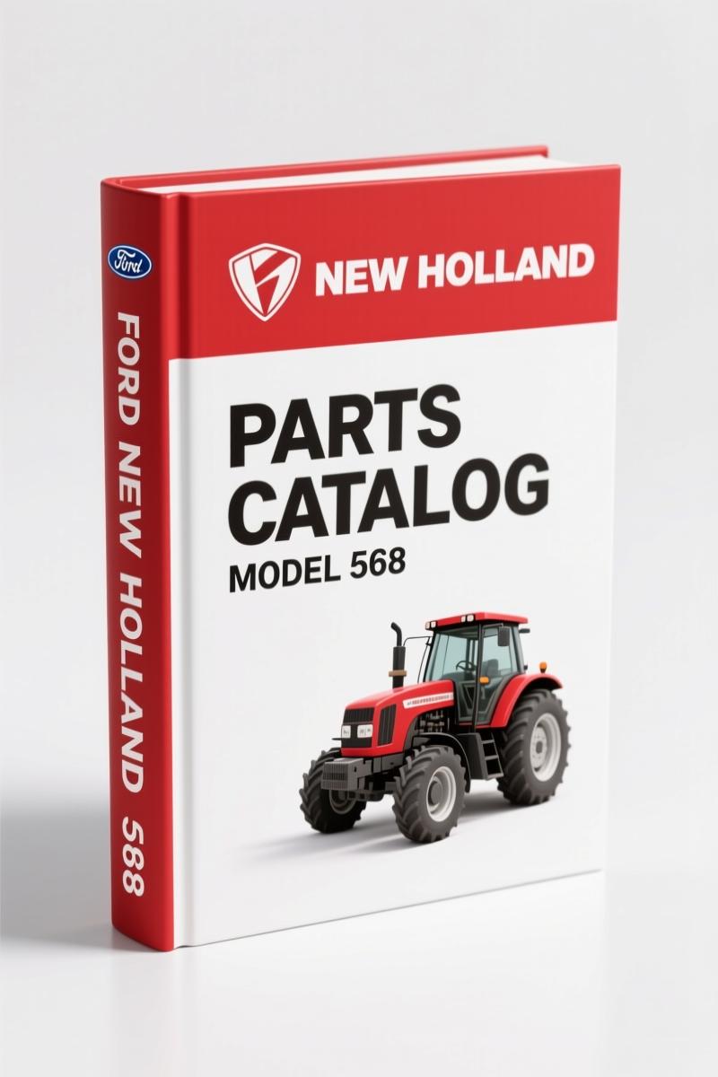 Ford New Holland 568 1991 Parts Catalog - Factory OEM Parts Breakdown