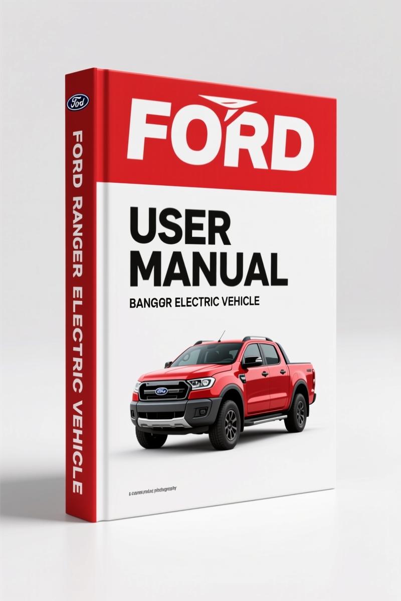 1999 Ford Ranger Electric Vehicle OEM User Manual cover page showing EV symbols and Ford logo