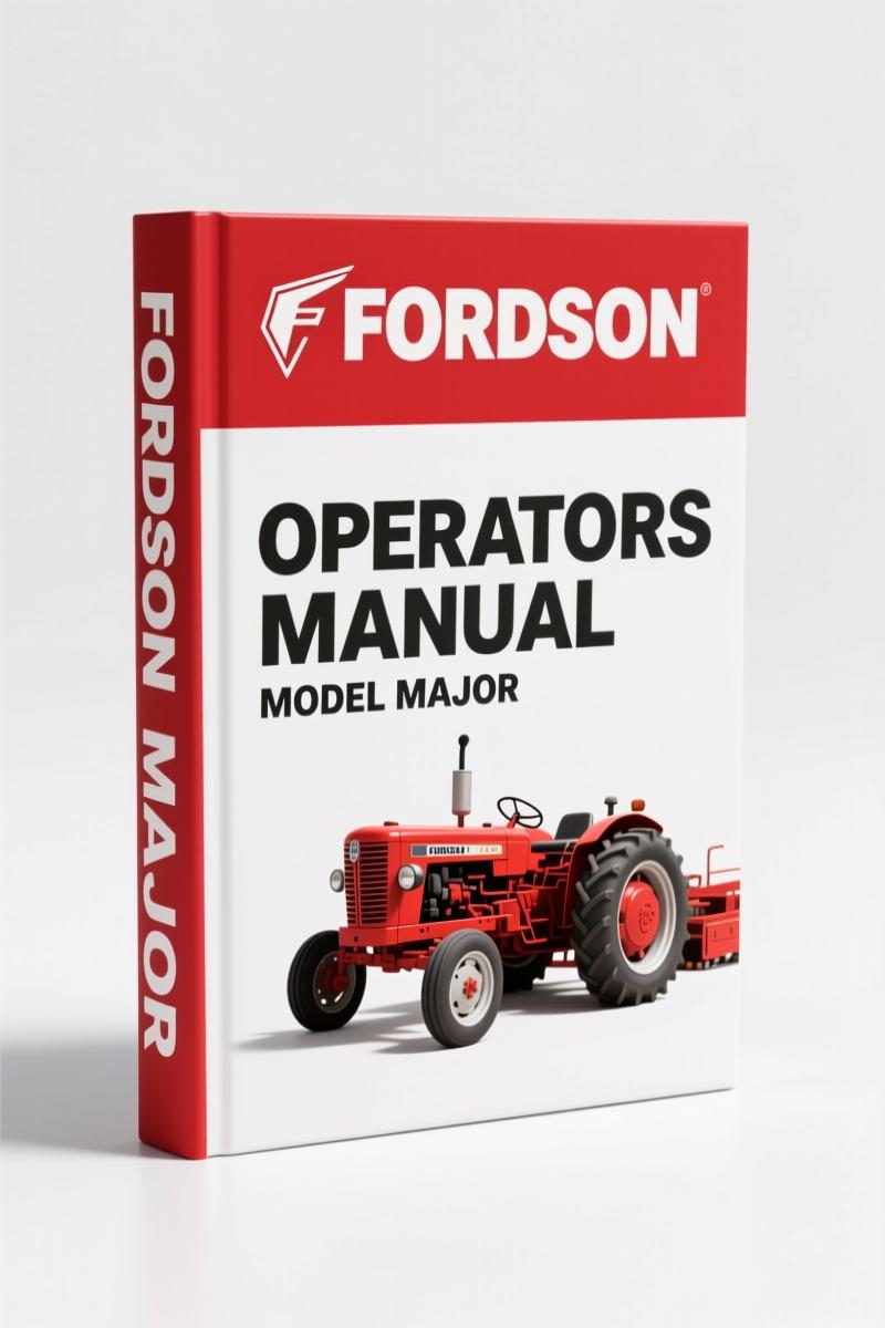 Fordson Major Operators Manual – 98 Pages OEM Specs