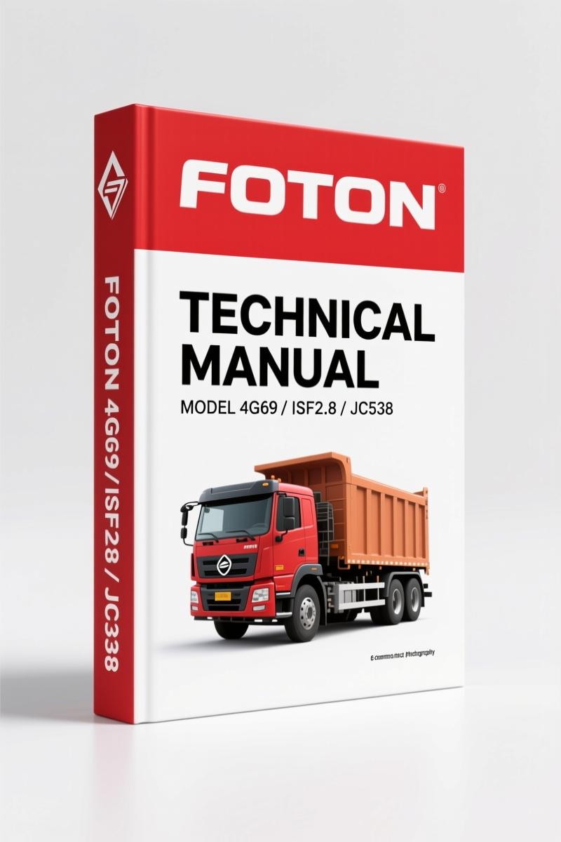 Foton 4G69, ISF2.8, JC538 2011 Technical Manual – 914 Pages OEM Specs