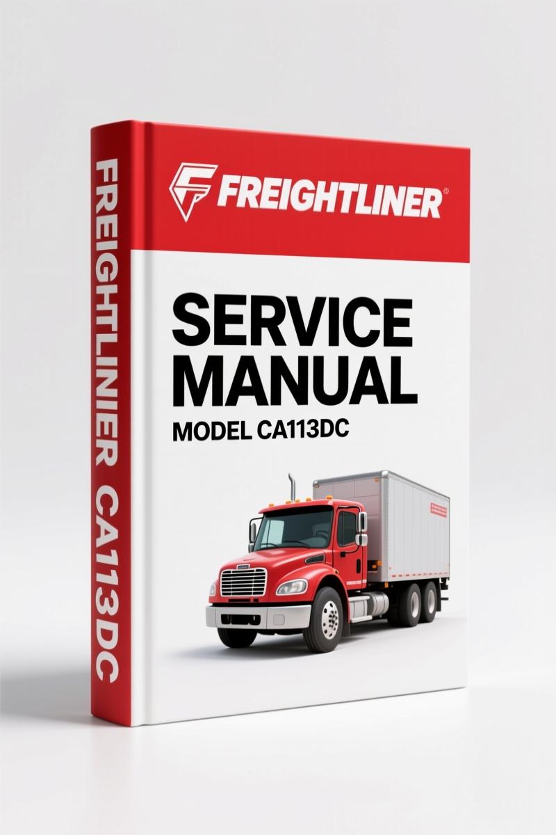 Freightliner CA113DC, CA113SLP, CA125DC, CA125SLP 2015 Service Manual