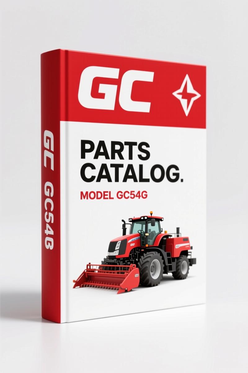 AGCO GC54G Parts Catalog – 15 Pages OEM Factory Documentation