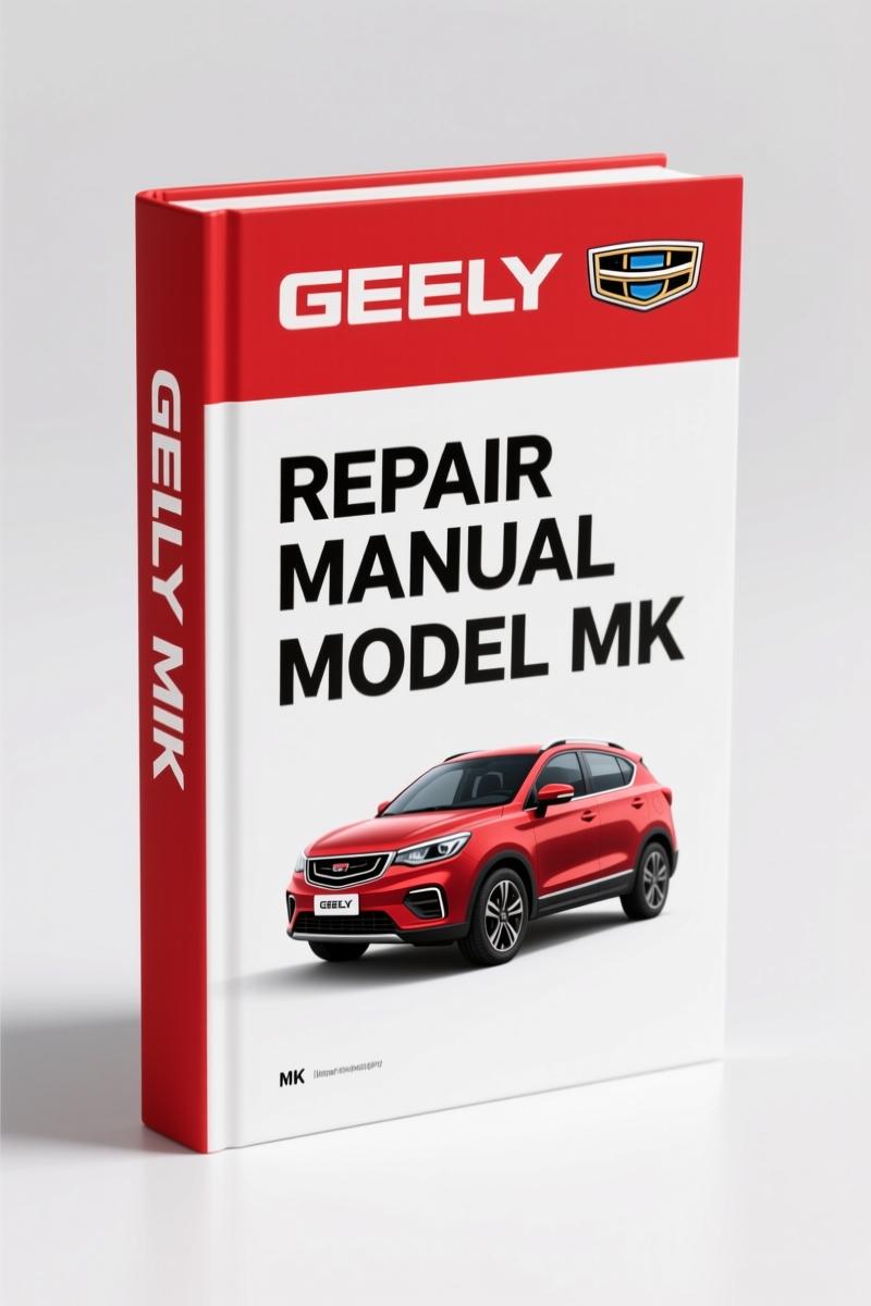 Geely MK 2007 Repair Manual – Factory OEM Documentation for MK Sedans