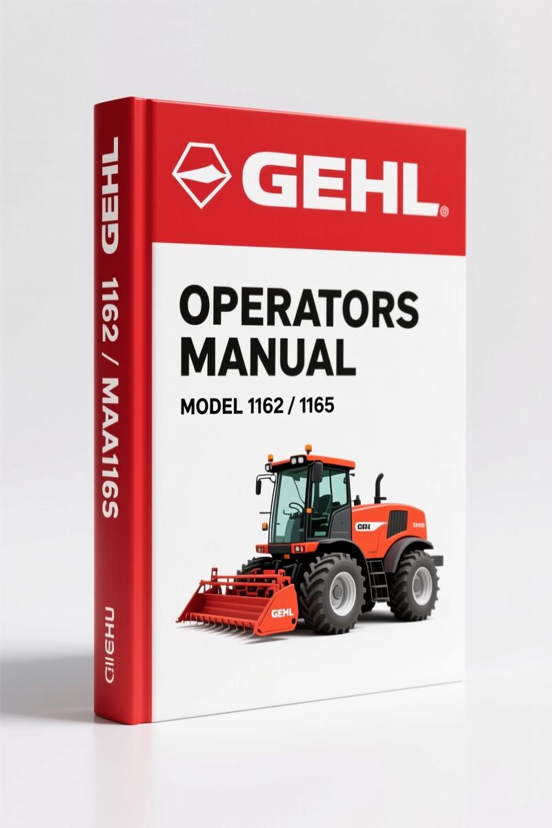 GEHL 1162, 1165 Operators Manual – Factory Specs & Maintenance