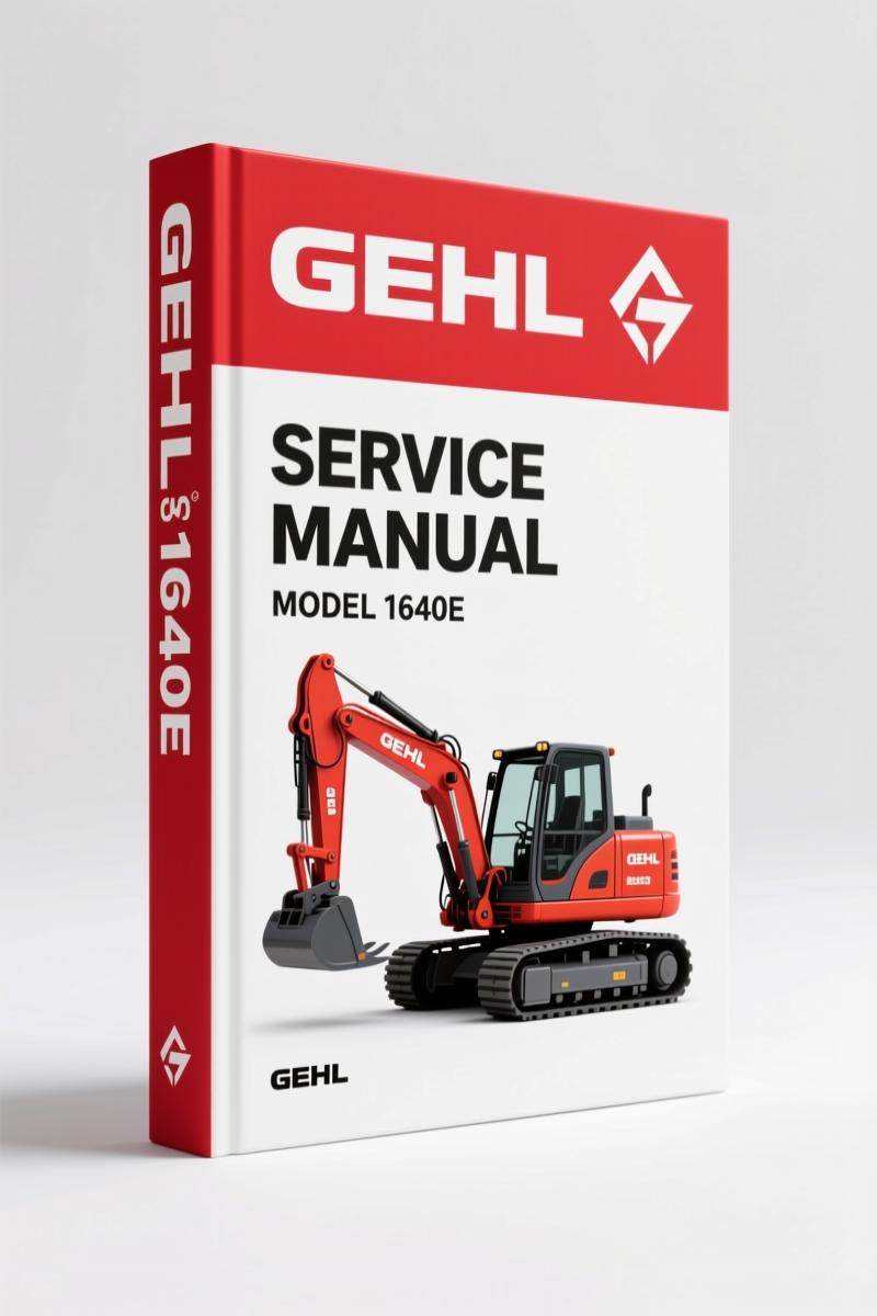 GEHL 1640E 2009 Service Manual – Factory Specifications & Repair