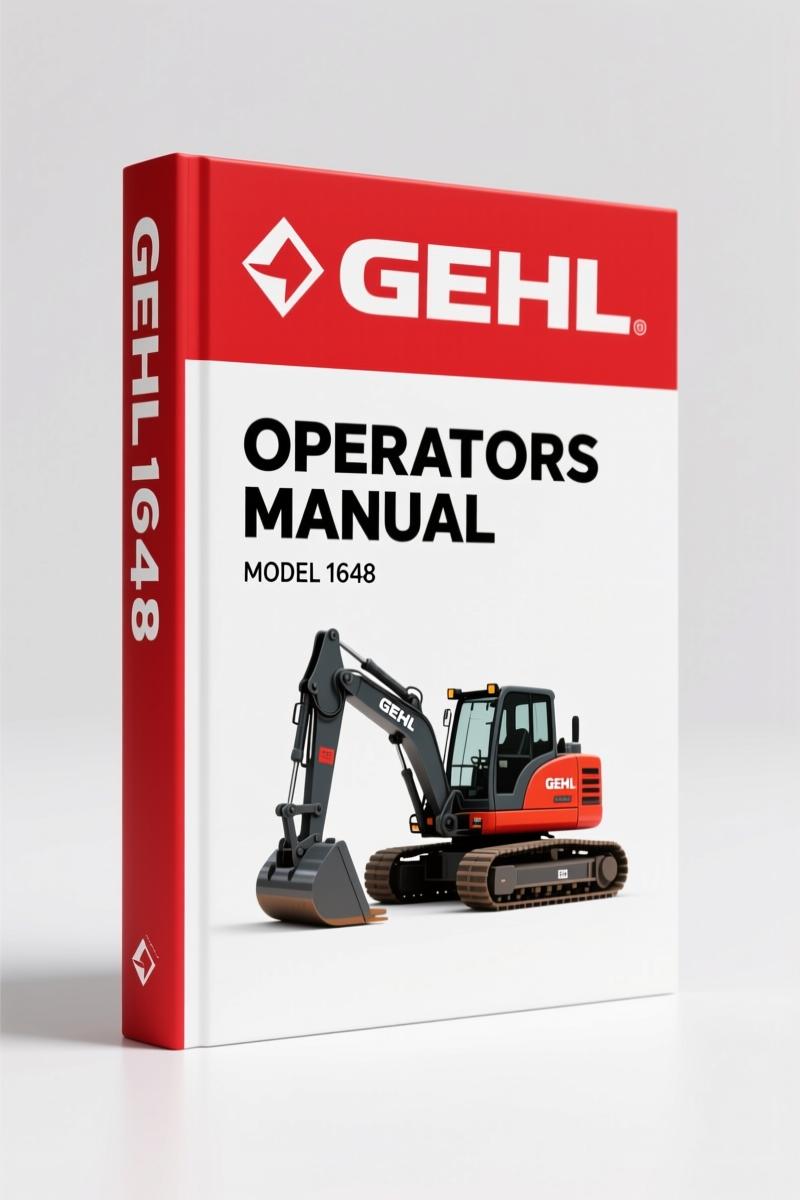 GEHL 1648 2006 Operators Manual – Factory Specs & Torque Data