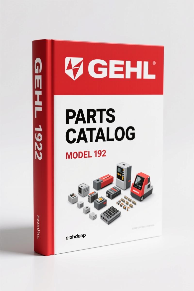 GEHL 192, 222 Parts Catalog – OEM Factory Specs for Mini-Excavators