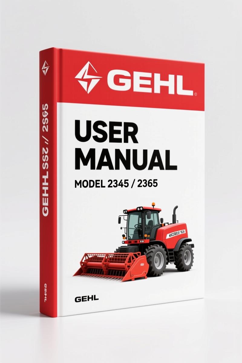 GEHL 2345, 2365 User Manual – Factory Maintenance & Specs