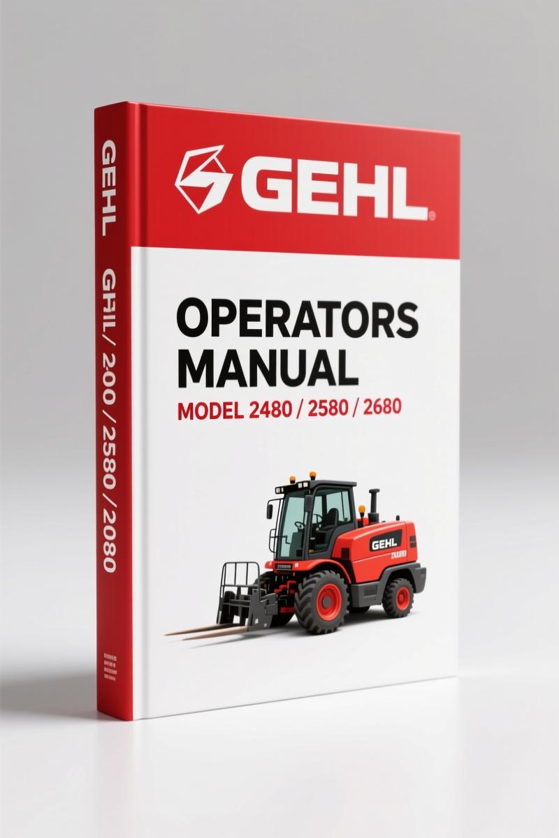 GEHL 2480-2880 Operators Manual – Factory Specs for Round Balers