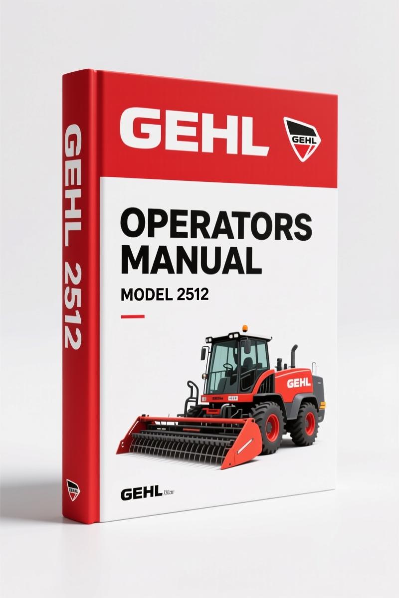 GEHL 2512 Operators Manual – Factory Specs & Safety Procedures