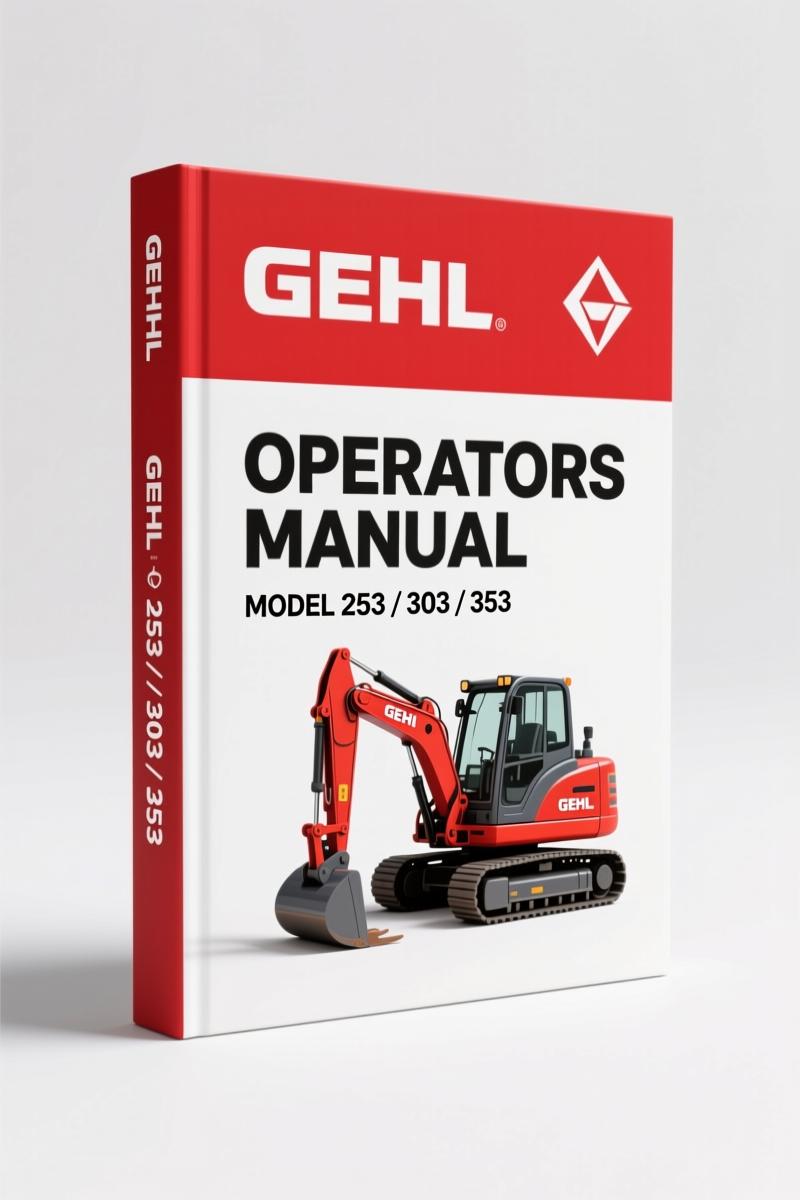 GEHL 253, 303, 353, 373 2011 Operators Manual – Factory Specs