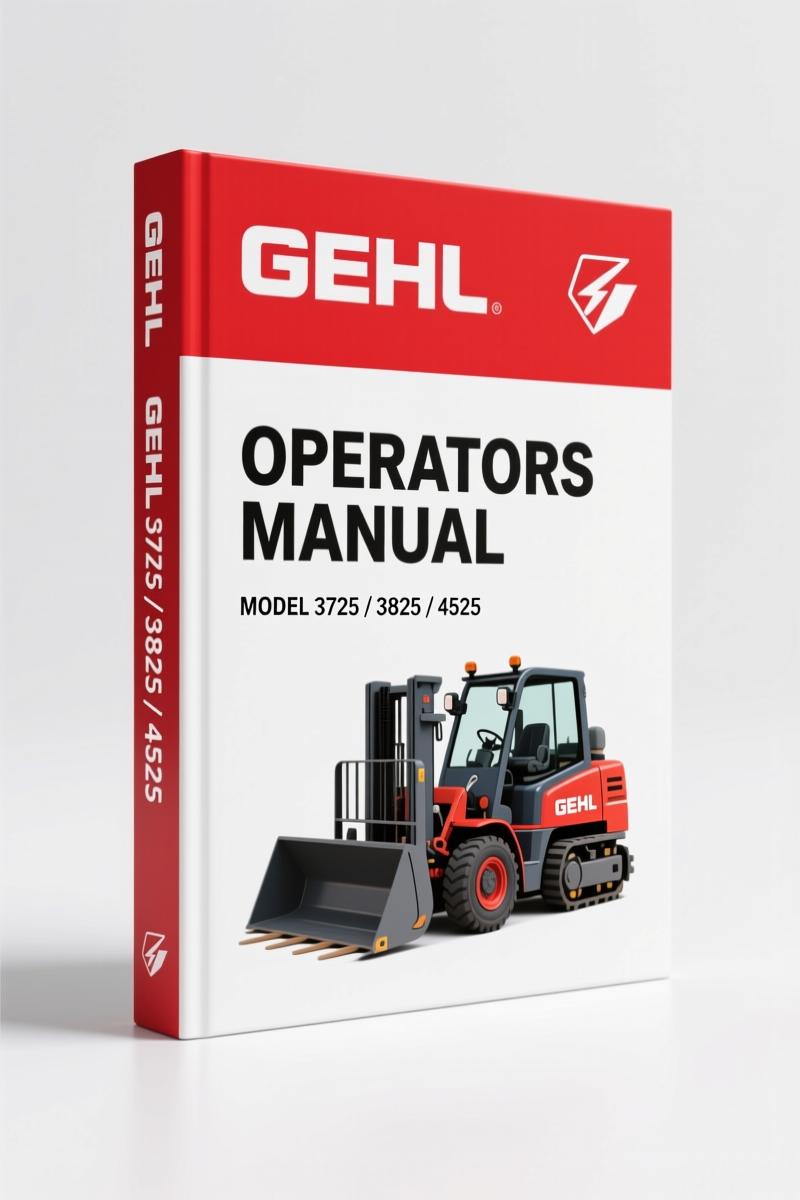 GEHL 4525, 4625, 3725, 3825 Operators Manual – Factory Specs