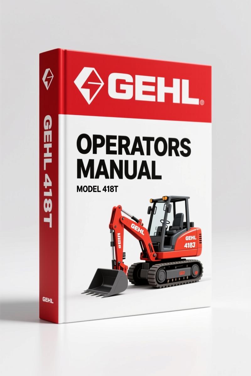 GEHL 418T 2002 Operators Manual – Factory Specs | AutoFix
