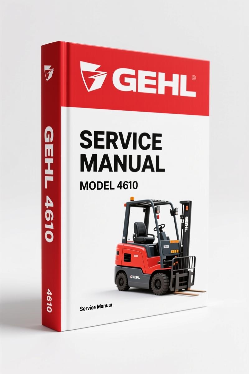 GEHL 4610 Service Manual – 92 Pages | Factory Specs