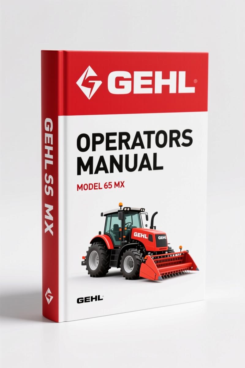 GEHL 65 MX Operators Manual – Factory Specs for Feedmaker Operation