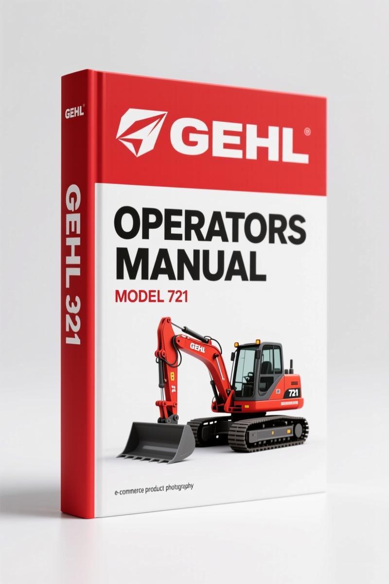 GEHL 721 Operators Manual – Factory Specs for Wheel Loader