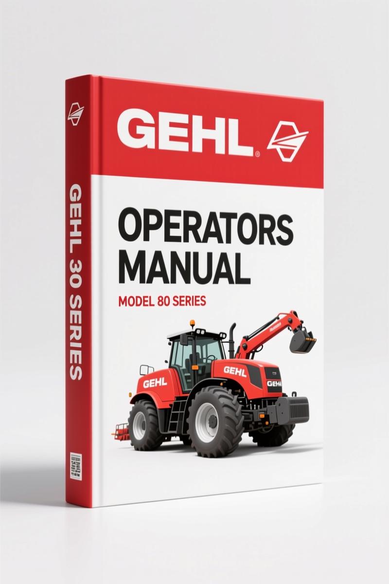 GEHL 80 Series Operators Manual – Factory Operation & Maintenance Guide