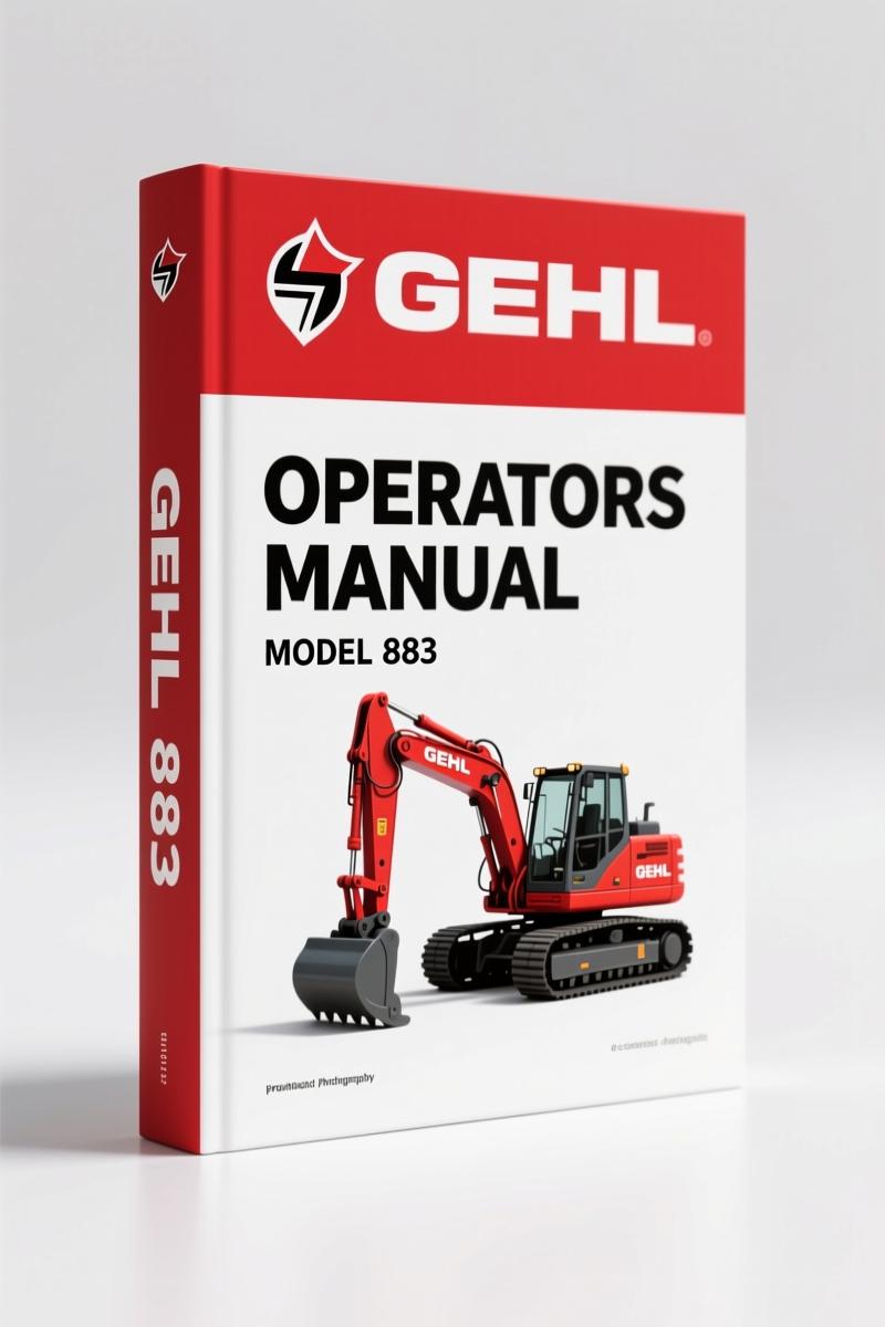 GEHL 1083, 883 Workshop Manual – 325 Pages | Factory Service Specs