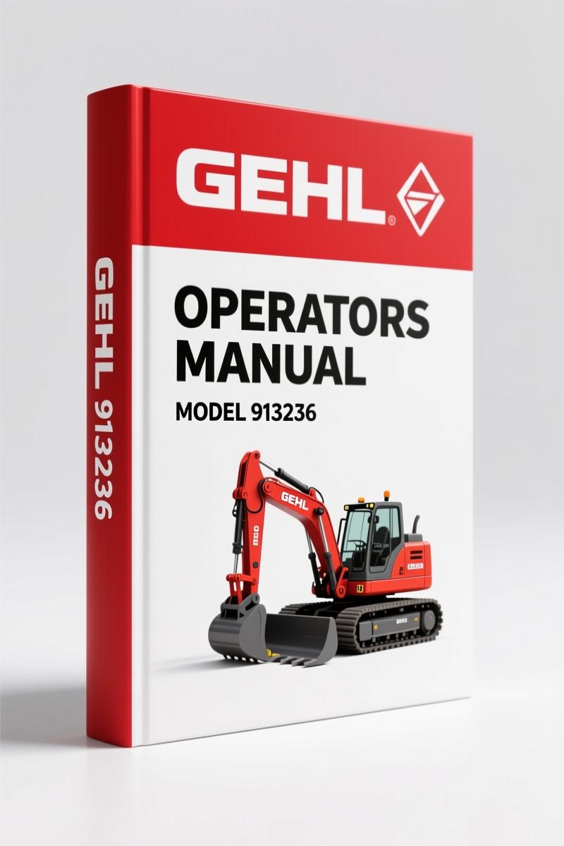 GEHL 913236 Operators Manual – Factory Specs for Remote Boom Control