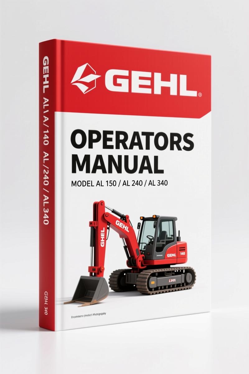 GEHL AL 140, AL 340, AL 540, AL 240, AL 440 Operators Manual – Factory Specs